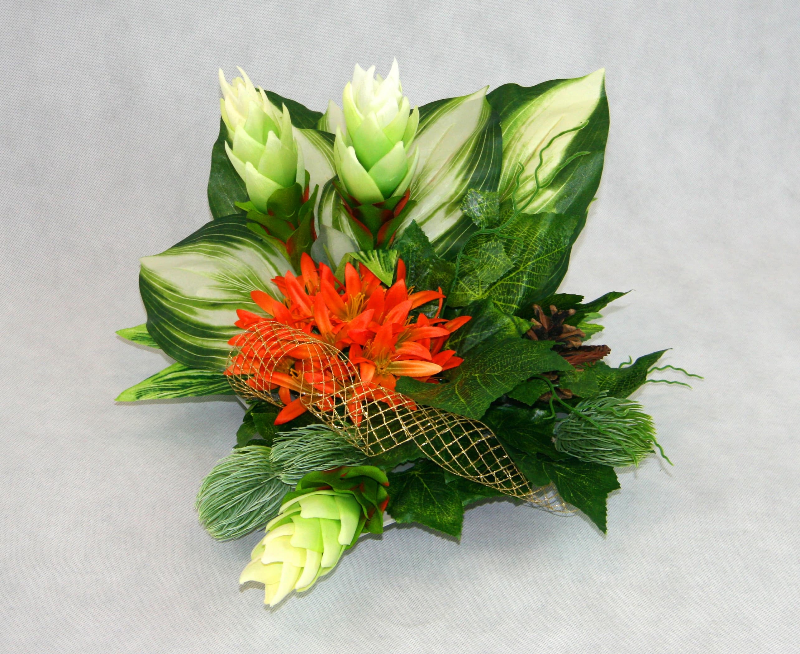 Ręcznie wykonany stroik dekoracyjny